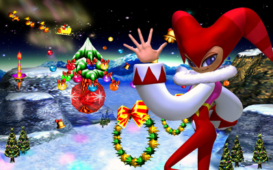 Christmas NiGHTS into Dreams... - Fanart - Background (Japan) - 1900x1187