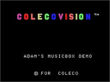 Adam's Musicbox Demo - Screenshot - Game Title (World) - 256x192