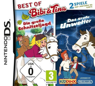2 in 1 - Best Of Bibi Und Tina - Die Grosse Schnitzeljagd + Das Grosse Unwetter (Germany) - Box - Front (Germany) - 929x836