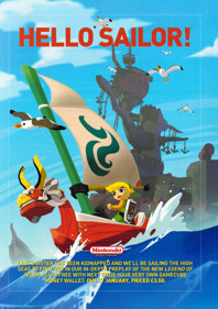 The Legend of Zelda: The Wind Waker - Advertisement Flyer - Front (United Kingdom) - 1551x2200