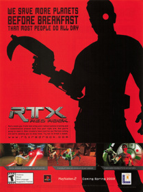 RTX Red Rock - Advertisement Flyer - Front (United States) - 1642x2200