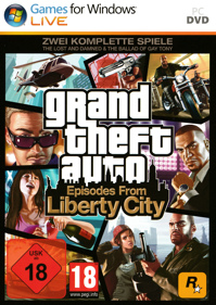 Grand Theft Auto: Episodes from Liberty City - Box - Front (Germany) - 3023x4267