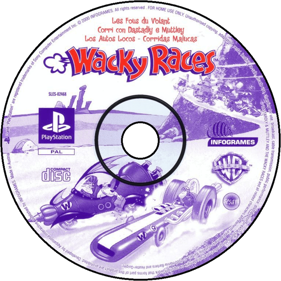 Wacky Races - Disc (Europe) - 800x800