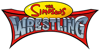 The Simpsons Wrestling - Clear Logo (World) - 600x300
