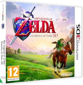 The Legend of Zelda: Ocarina of Time 3D - Box - 3D (Europe) - 841x856