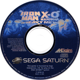 Iron Man / X-O Manowar in Heavy Metal - Disc (Europe) - 784x786