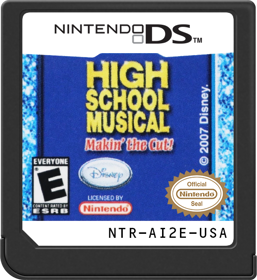 High School Musical: Makin' the Cut! - Cart - Front (North America) - 517x564
