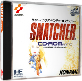 Snatcher CD-ROMantic - Box - 3D (Japan) - 648x634