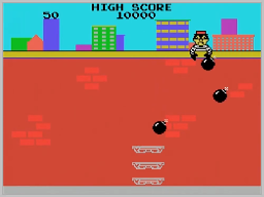 Kaboom! - Screenshot - Gameplay (World) - 256x192