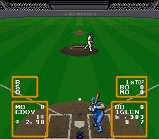 Super Baseball Simulator 1.000 - Screenshot - Gameplay (World) - 256x224