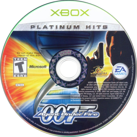007: Agent Under Fire - Disc (North America) - 754x751