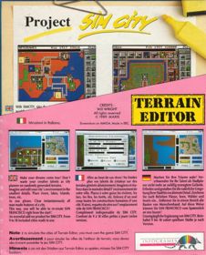 SimCity: Terrain Editor - Box - Back (Europe) - 646x800
