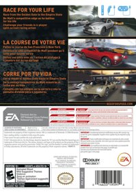 Need for Speed: The Run - Box - Back (North America) - 1528x2156