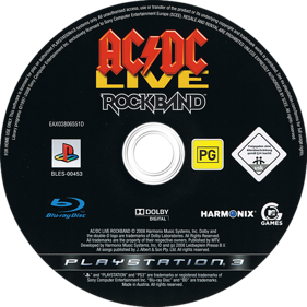 AC/DC Live: Rock Band Track Pack - Disc (Europe) - 500x500