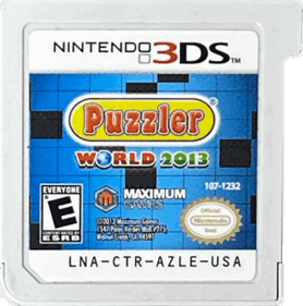 Puzzler World 2013 - Cart - Front (North America) - 976x986