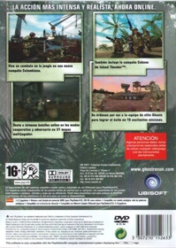 Tom Clancy's Ghost Recon: Jungle Storm - Box - Back (Spain) - 483x680