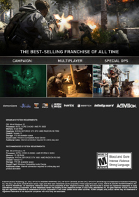 Call of Duty: Modern Warfare - Box - Back (World) - 1063x1500