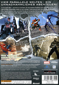 Spider-Man: Shattered Dimensions - Box - Back (Germany) - 600x859