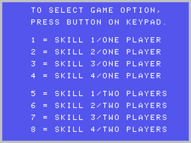 Frenzy - Screenshot - Game Select (World) - 256x192