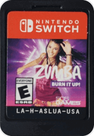 Zumba: Burn It Up! - Cart - Front (North America) - 501x728