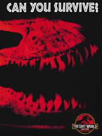 The Lost World: Jurassic Park - Advertisement Flyer - Front (United Kingdom) - 1660x2200