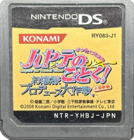 Hayate no Gotoku! Ojousama Produce Daisakusen Boku Iro ni Somare! Oyashiki-Hen - Cart - Front (Japan) - 847x884