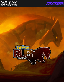 Pokémon Ruby Version - Fanart - Box - Front (North America) - 500x646