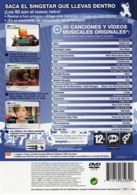 SingStar '90s - Box - Back (Spain) - 476x680