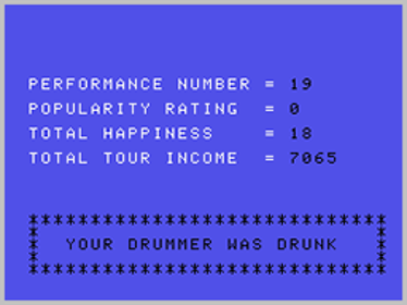 It's Only Rock 'N' Roll - Screenshot - Gameplay (North America) - 256x192