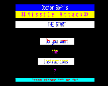 Missile Attack - Screenshot - Game Select (United Kingdom) - 640x512