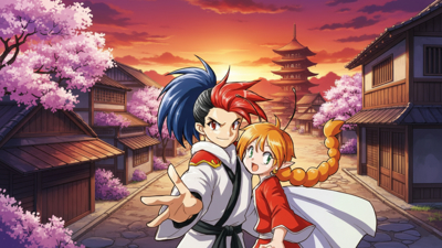 Tengai Makyou Zero - Fanart - Background (Japan) - 1920x1080