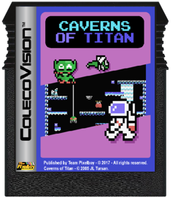 Caverns of Titan - Cart - Front (World) - 520x600
