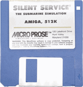 Silent Service: The Submarine Simulation - Disc (North America) - 754x787