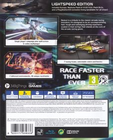 Redout: Lightspeed Edition - Box - Back (Europe) - 649x800