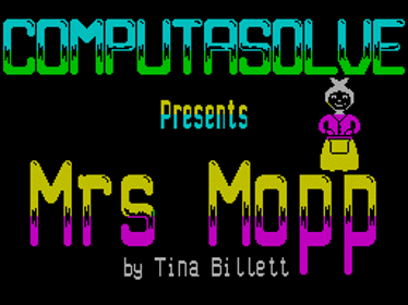 Mrs. Mopp - Screenshot - Game Title (United Kingdom) - 256x192