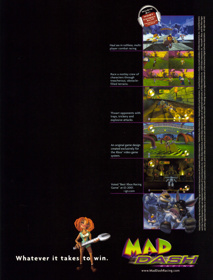Mad Dash Racing - Advertisement Flyer - Front (United States) - 1672x2200