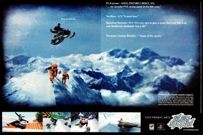 Sled Storm - Advertisement Flyer - Front (North America) - 2455x1640