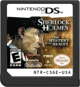 Sherlock Holmes: The Mystery of the Mummy - Cart - Front (North America) - 517x564