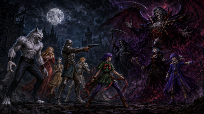 Castlevania: Legacy of Darkness - Fanart - Background (World) - 1672x941