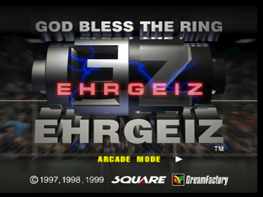 Ehrgeiz: God Bless the Ring - Screenshot - Game Title (World) - 640x480