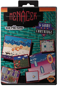 Menacer: 6-Game Cartridge - Box - Front - Reconstructed (North America) - 830x1230