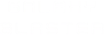 Galaxy Blaster - Clear Logo (World) - 1093x368