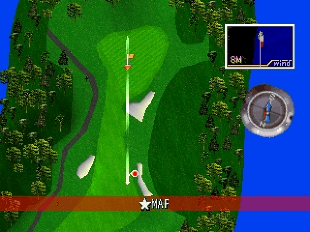 Illustration of Tecmo World Golf