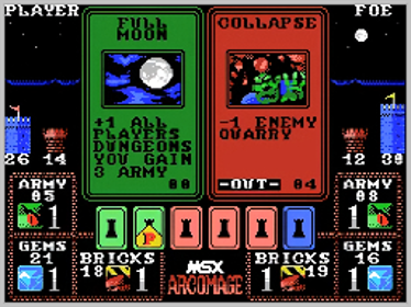 Arcomage - Screenshot - Gameplay (World) - 256x192
