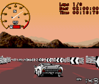 Jaguar XJ220 - Screenshot - Gameplay (World) - 480x410