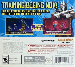 Teenage Mutant Ninja Turtles: Master Splinters Training Pack - Box - Back (North America) - 944x841