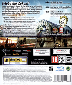 Fallout 3: Game of the Year Edition - Box - Back (Germany) - 600x709