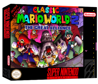 Classic Mario World 2: The Great Alliance - Box - 3D (World) - 435x375