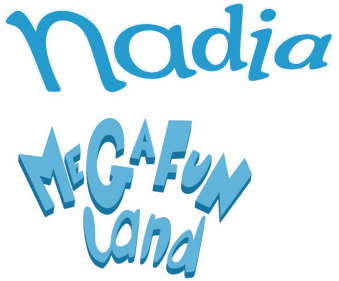 Nadia Megafun Land - Clear Logo (Europe) - 4500x3728