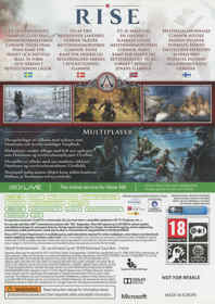 Assassin's Creed III - Box - Back (Europe) - 6088x8619